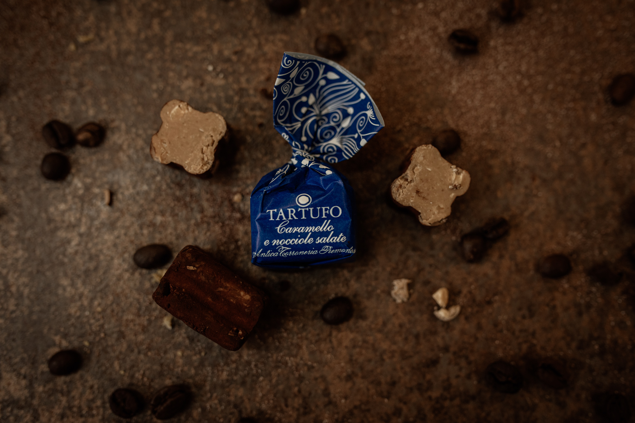 Antica Torroneria Piemontese Tartufo Karamell Haselnuss